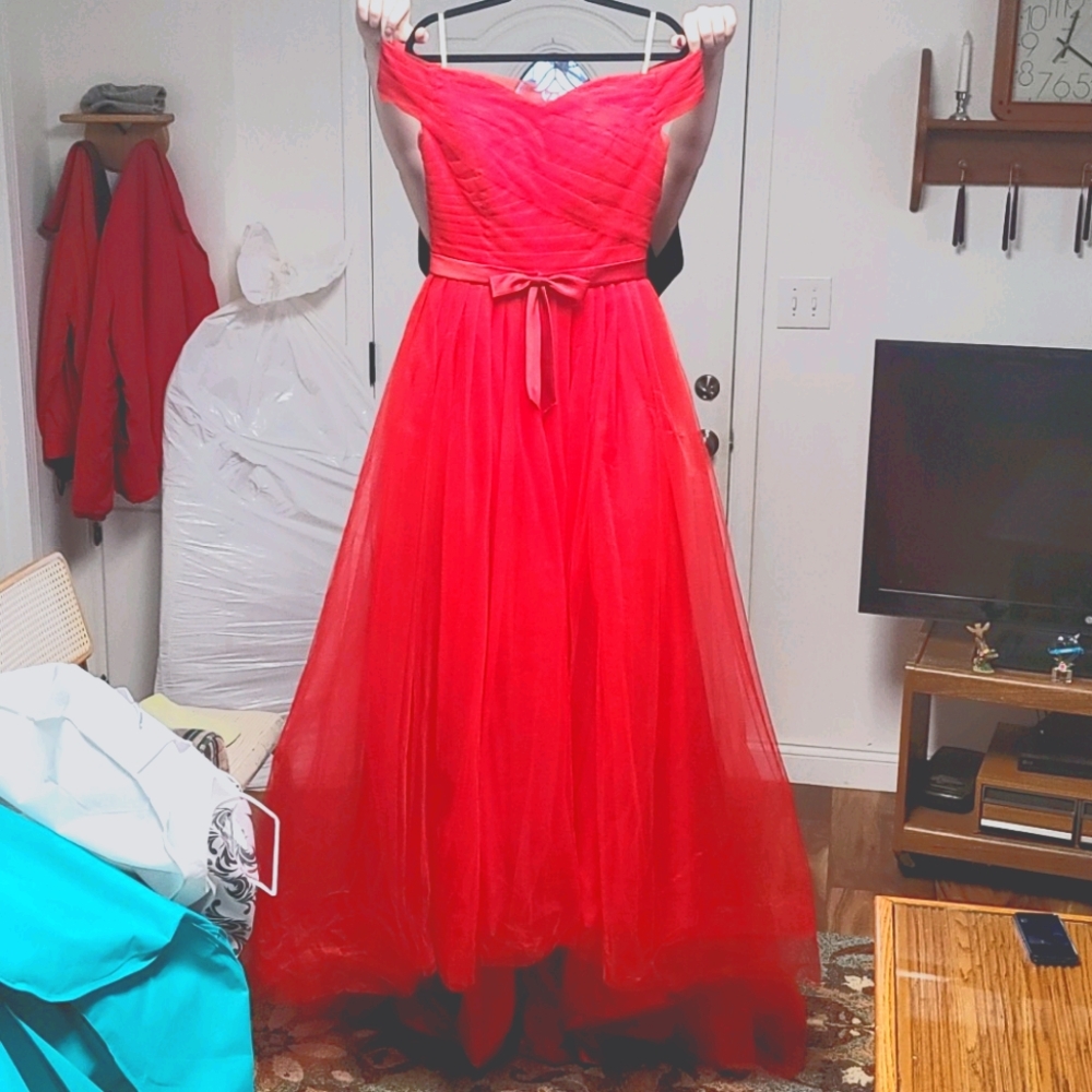 Red Prom dress/ball gown